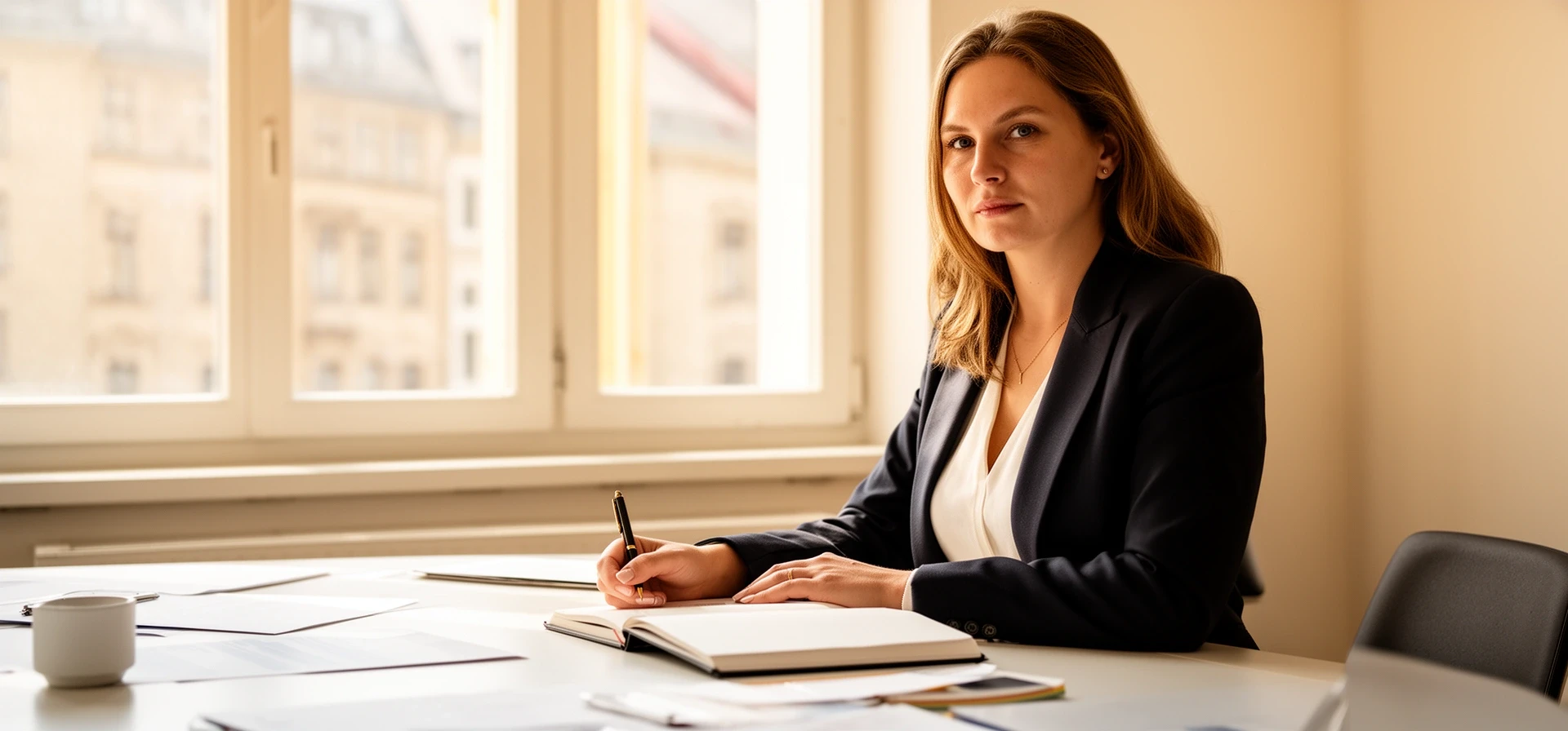Professioneller Schreibkurs — Teilnehmer am Arbeitsplatz